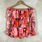 Marciano  Guess Women's Off The Shoulder Floral Top NWOT XS Photo 4