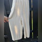 Gentle Fawn Women’s Tropez Cream Jumpsuit Natural Linen Size L Photo 5