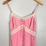 J.Crew  Babydoll Pintuck Lace Trim Slip Dress Crepe de Chine Pink Satin Sz 4 NWT Photo 6