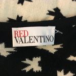 Red Valentino Sweater Size XL Bow Black Lace Trim Photo 5