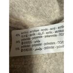 Oysho  Women's Beige Tan Knit Collar Long Sleeve Button Down Sweater jacket Sz S Photo 3