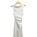 Lulus  Effortlessly Sensational White Satin Backless Maxi Dress size XXS NWT Photo 3