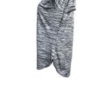 Reebok  Gray Striped High Low Thumbhole Activewear Top Shirt LARGE‎ Urban Runner Photo 1