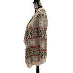 L Love Leopard Print Cardigan Casual Career Workwear Everyday Black Photo 3