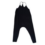 Free People Intimately  Women’s Really Racerback Slouchy Oversized Black Romper Photo 9