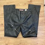 Sweet Chilling Faux Leather Pants Black Zipper Legs Size 26 Photo 4