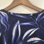  Blue Linen Top Size M US Chicos 1 Photo 8