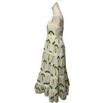 Calypso St. Barth NWOT Stunning Boho Maxi Dress with Tree Print & Lace Details M Photo 3