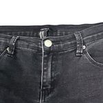 Forever 21 High Waisted Skinny Black Denim Jeans Size 28 Edgy Y2K Grunge Punk Photo 2