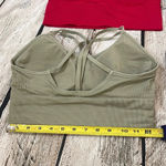 Lot of 5 criss cross various colors bralettes Medium Black Photo 2