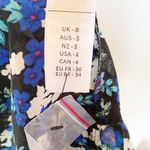 Boohoo  Floral Chiffon Puff Sleeve Midi Dress Size 4 Photo 11