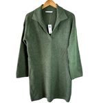 Abercrombie & Fitch NEW Thyme Green Sweater Dress Size Large Tall Photo 2
