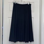 Alfred Dunner  Black Pleated Pull On Midi Skirt Photo 2