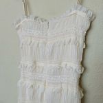 House Of CB  'Solana' Ivory Sequin Pleat Maxi Dress white NWOT size Small Photo 9