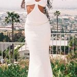 Princess Polly  White Bodycon Cut-Out Dress Shanni Maxi Photo 0