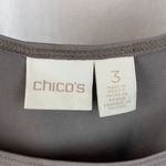 Chico's Chico’s Taupe Microfiber Sleeveless Tank Top 3 XL Photo 2