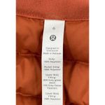 Lululemon Lightweight Relaxed-Fit Down Vest – Canyon Orange – Women’s Size 6 Photo 3