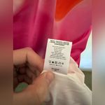 Beginning Boutique NWT  Marbelle Pink Print Satin Mini Dress Tie Dye Size 14 Photo 7