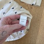 Revolve - Tell Your Friends Dolman Silk Shirt in Plaisantin Cream & Black Photo 4