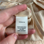 Lulus NWOT women’s peachy orange gray cream flowy halter tied maxi dress XS Photo 8