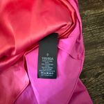 Kate Spade  Twist Bodice Colorblock Dress Pink Orange 0 Strapless Photo 9