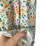 Summer Salt White Floral Long Sleeve Blouse Preppy Office Womens Plus 1xl Photo 4