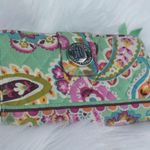 Vera Bradley Green Patterned Wallet & Glasses Case Photo 5