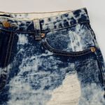Forever 21  Acid Wash Distressed Denim Short Photo 1