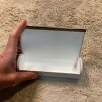 Jimmy Choo  Eyeglass Sunglasses Case Hard Cream Faux Snake Skin‎ Magnetic Photo 4