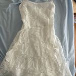 ZARA  White Floral Dress Mini Photo 0