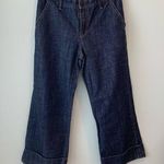 Gap Vintage  2003 Denim Wide Leg Cuffed Cropped Jeans 2 Photo 0