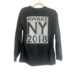Awake  NY Man Woman Child Long Sleeve Sz Medium Tee Photo 4