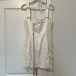 House Of CB NWOT London Lucinda White Ruched Corset Mini Dress Photo 6