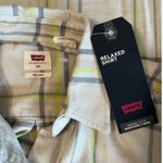 Levi's relaxed fit flannel plaid button down NEW Photo 5