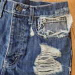 Carmar Cutout Medium Wash Shorts Size 24 Photo 9