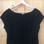 CAbi cap sleeve lbd little black sheath dress size 10 Photo 4