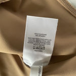 EXPRESS Body Contour Bodysuit XL Camel Tan Square Neck Sleeveless Top NWT Fall Photo 5