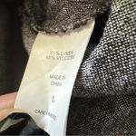 Soho New York Company Boyfriend Pant Womens Large Gray Linen Blend Pants Photo 5