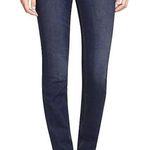 Tory Burch Dark Wash Low Rise Super Skinny Jeans Photo 0