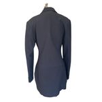 PRISCAVera Mini Jacket Dress in Charcoal Medium New Womens Mini Blazer Black Photo 5