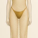 Hot & Delicious  Rhinestone Beaded Cover Up Dress Beach Party Rave Festival Photo 0