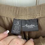 Chico's Chico’s Women’s 3 Tan Slinky Stretchy Wide Leg Pants Photo 1