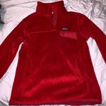 Patagonia Red Fleece Women’s  Pullover Photo 0