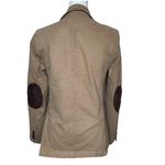 Wall Street Collection Corte Moderno Cotton Brown Modern Fit 2 Button Blazer M Size M Photo 2