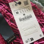 ZARA NWT  Macramé Bag 4162/201 Crochet  Grocery Pink Reusable Shopping Farmers Photo 3