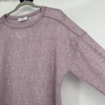 NEW Gilli Lavender Love Top Sheer Loose Knit Drop Shoulder Slouchy Size S Photo 2