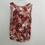 Maurice's NWT patchwork Tank top sz 14 Sunflower Brown Bohemian Sleeveless VNeck Photo 3