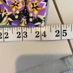 LuLaRoe  Leggings Womens One Size Small Black Purple Polyester Floral Soft Photo 10