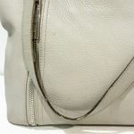 Michael Kors Crosby Pebbled Leather Purse Tote Handbag Pearl Gray Large Photo 1