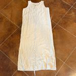 Country Wear Maxi Dress Cotton Linen Blend, 1998 Minimalist, Vintage, Size 8 Tan Photo 1